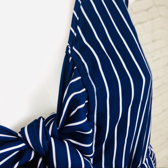 Settin Stripe Rise Of Dawn Blue/White Romper Sz S - Picture 6 of 9